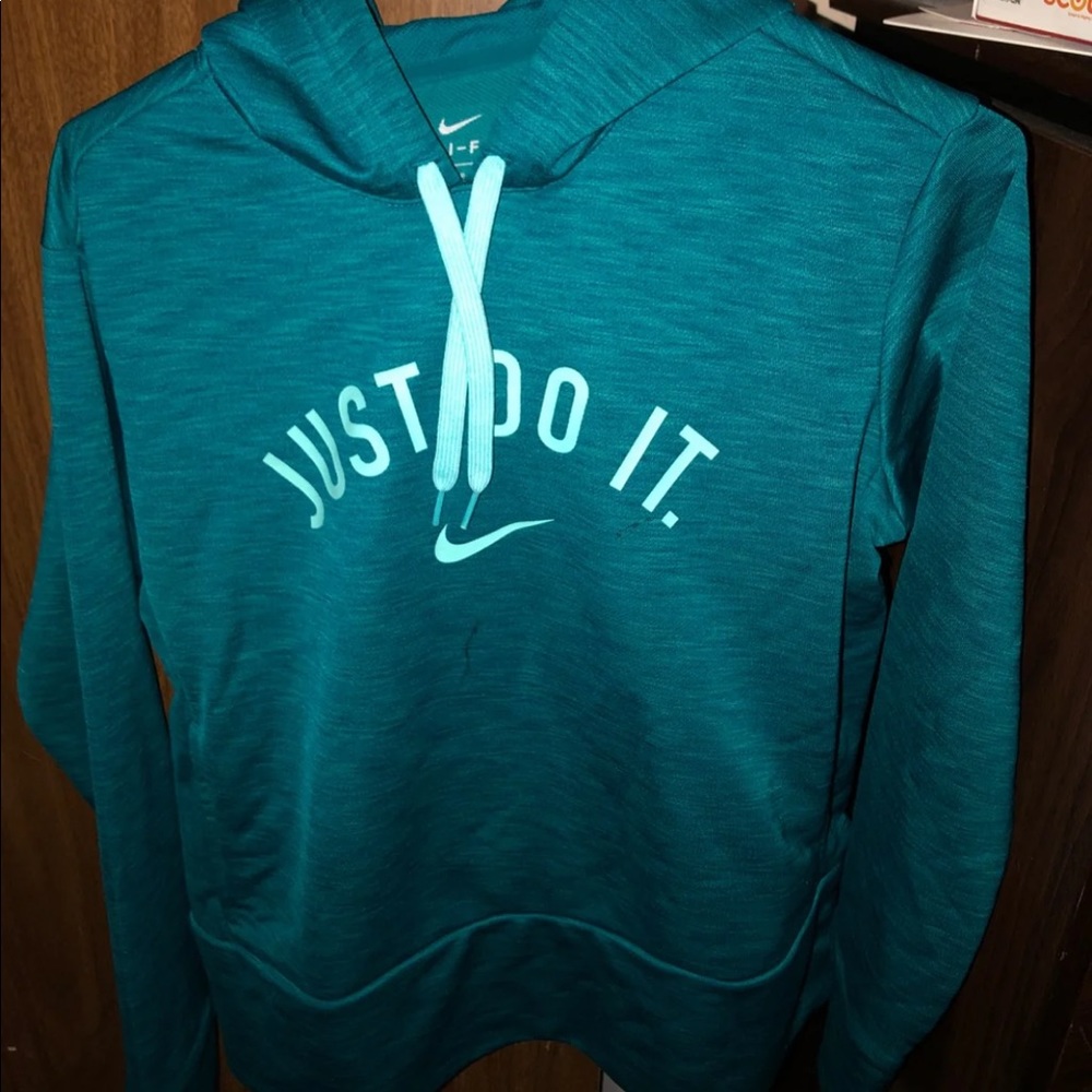 Teal/Blue Heather Nike Hoodie/Pullover